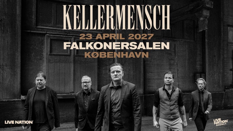Kellermensch debuterer i Falkonersalen i 2027 – billetsalget åbner fredag